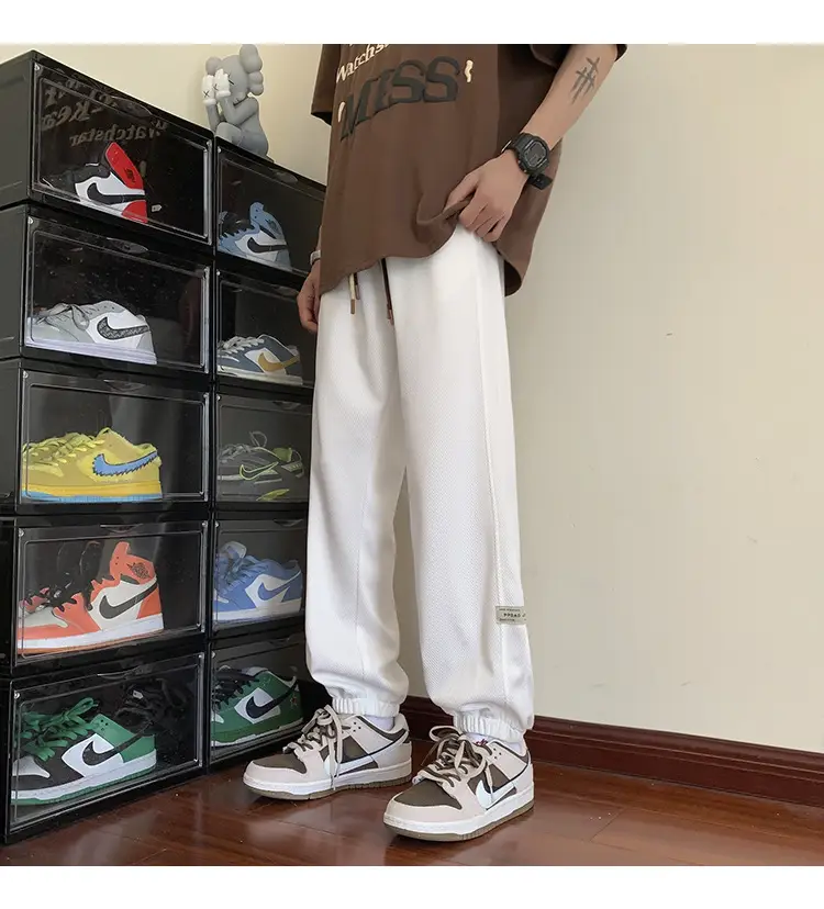 Men Grey Sweatpants 2024 Nine Point Strap — feature 27