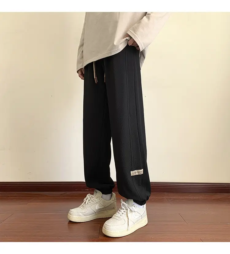 Men Grey Sweatpants 2024 Nine Point Strap — feature 28