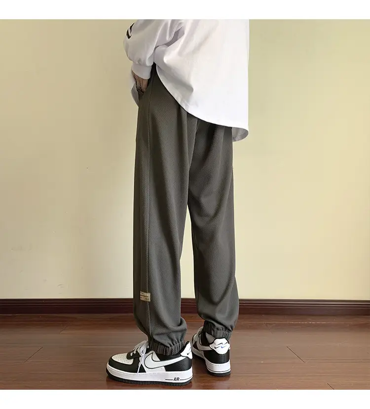 Men Grey Sweatpants 2024 Nine Point Strap — feature 41
