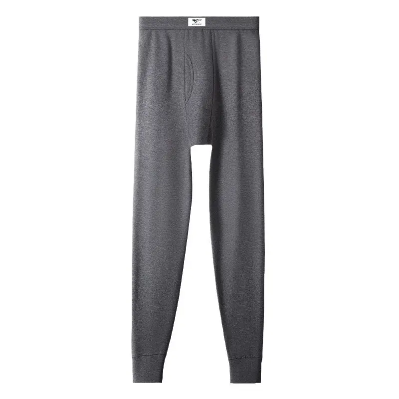 Septwolves Men's 100% Cotton Autumn Pants Antibacterial Thin Pure Cotton Thermal Pants Cotton Thread Pants Base Layer Underwear