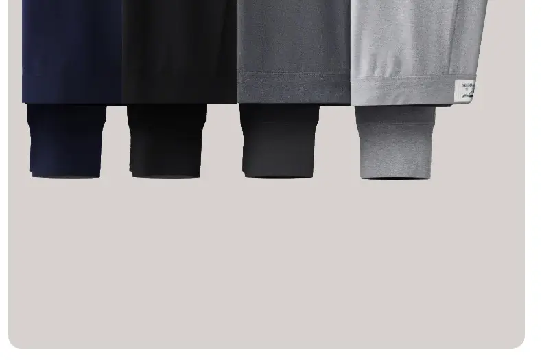 Septwolves Men's 100% Cotton Autumn Pants Antibacterial Thin Pure Cotton Thermal Pants Cotton Thread Pants Base Layer Underwear — feature 15