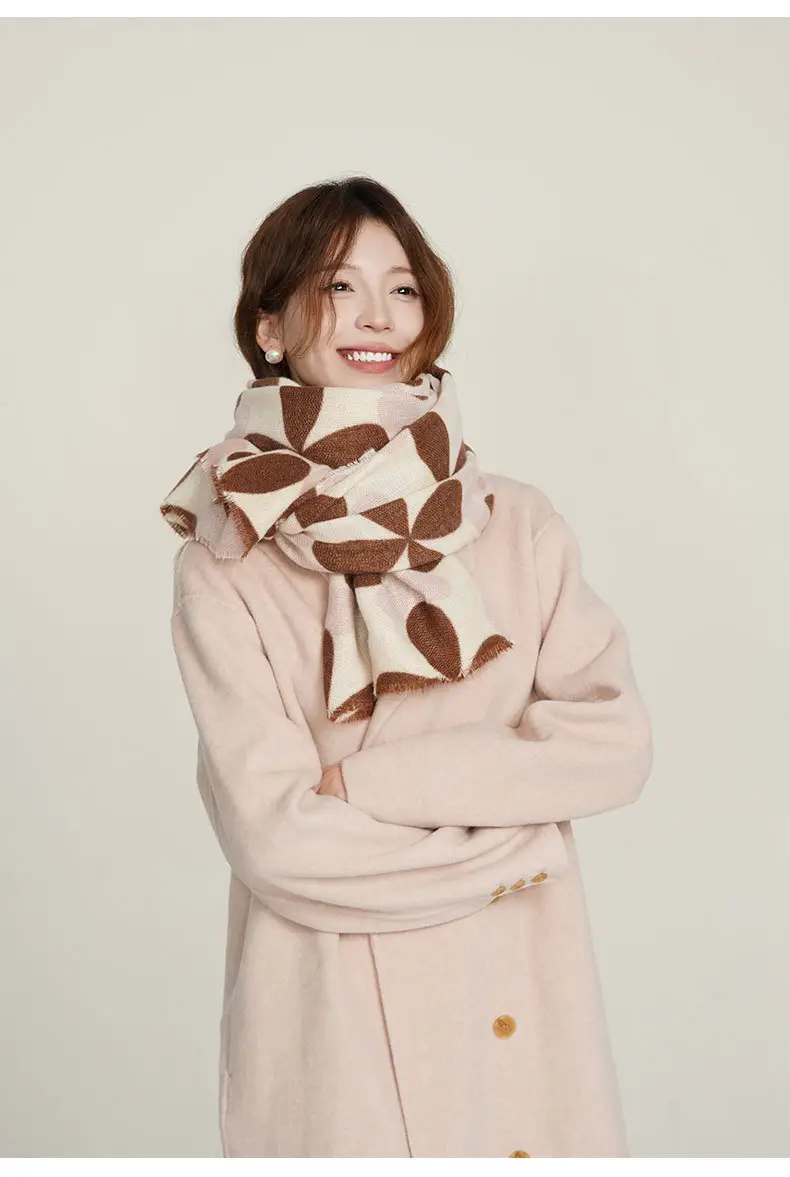 Women's 2025 Cashmere Tassel Scarf Autumn Winter Warm — feature 8