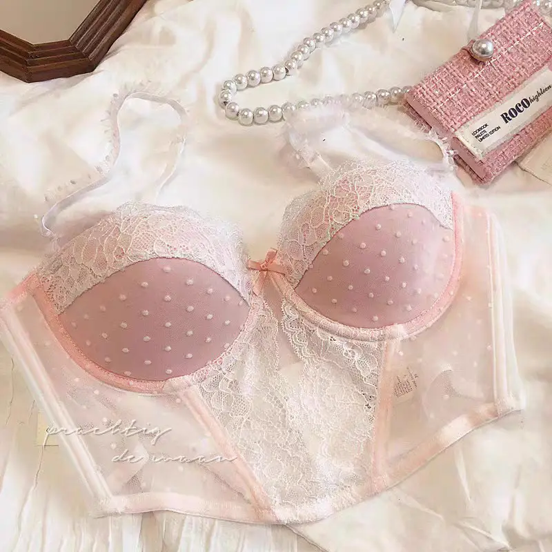 French Style Lace Push Up Bra Underwear Women — feature 1