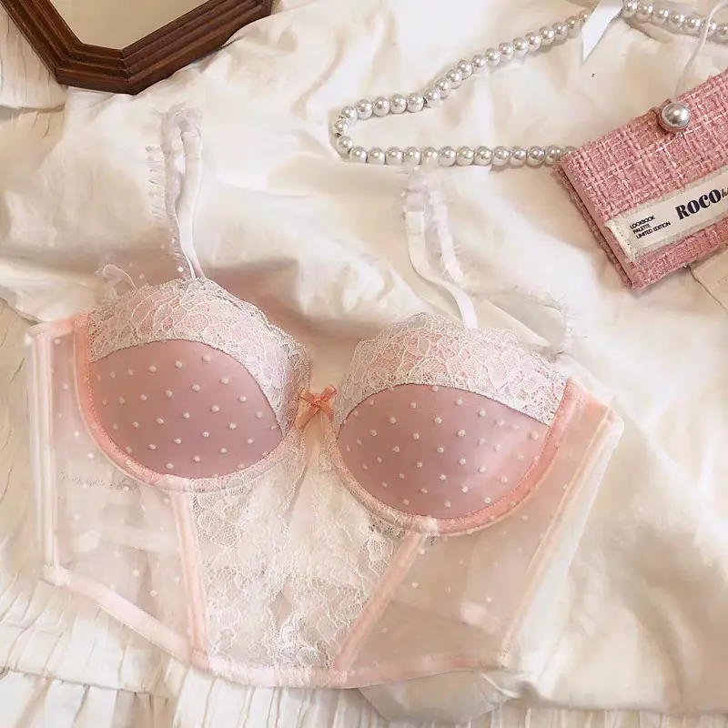 French Style Lace Push Up Bra Underwear Women — feature 7