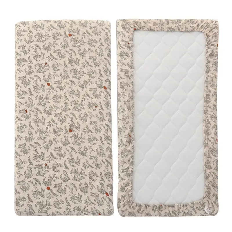Baby bed hat cotton gauze class a newborn baby special small bed sheet kindergarten children stitching mattress cover