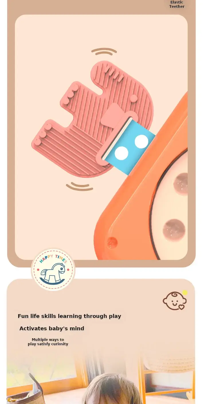 Kids Cross-Stacked Music Toy with Hexapolyhedron — feature 6