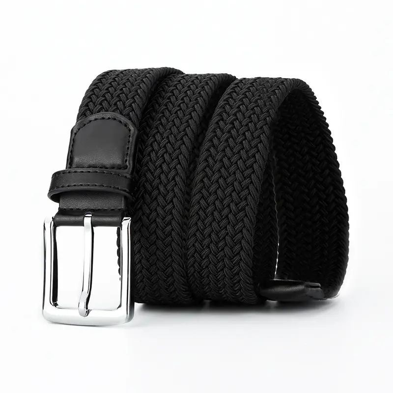 Men's Breathable Belt Buckle Elastic Trouser Belt Wholesale - Image 6