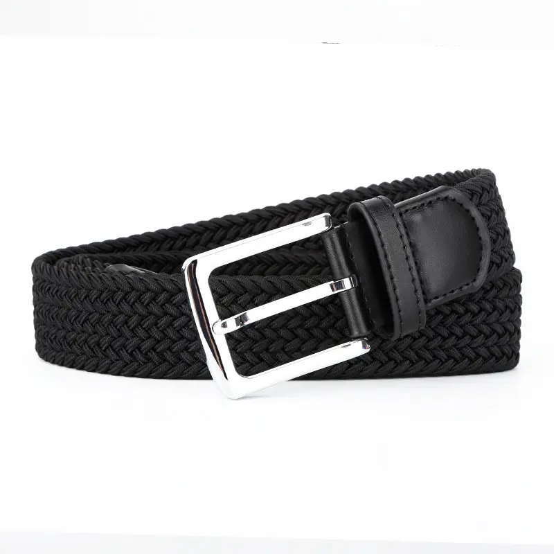 Men's Breathable Belt Buckle Elastic Trouser Belt Wholesale - Image 9