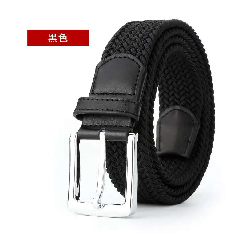 Men's Breathable Belt Buckle Elastic Trouser Belt Wholesale - Image 2