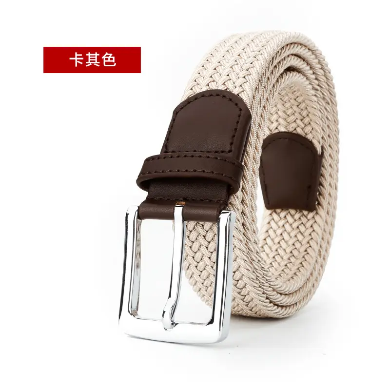 Men's Breathable Belt Buckle Elastic Trouser Belt Wholesale - Image 4