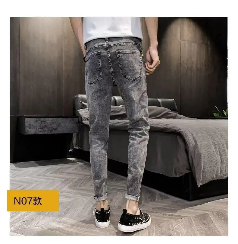 Men Slim Fit Skinny Jeans 2024 Winter All Match — feature 6
