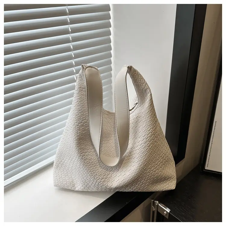 Large Capacity Woven Bag Women's 2024 All-match Shoulder Bag — feature 21