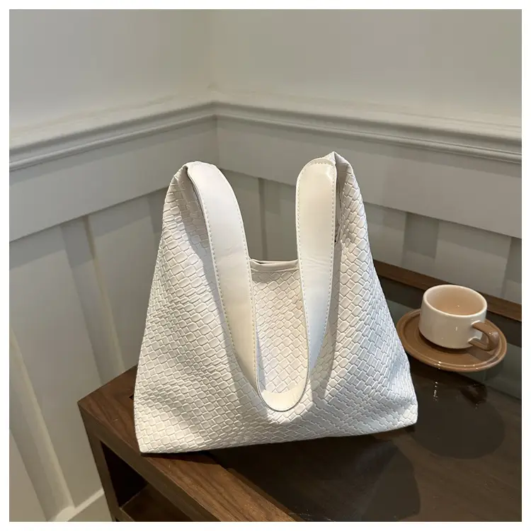 Large Capacity Woven Bag Women's 2024 All-match Shoulder Bag — feature 25