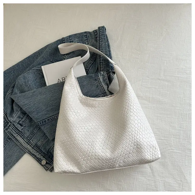 Large Capacity Woven Bag Women's 2024 All-match Shoulder Bag — feature 8