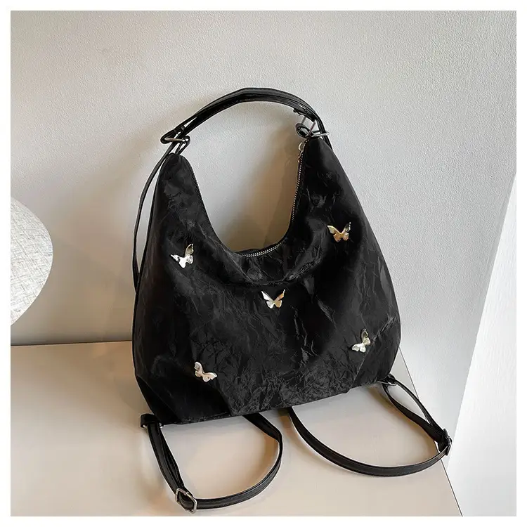 Light Blue Embroidered Women's Commuter Bag — feature 21