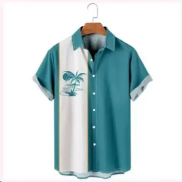 Aliexpress Men's Digital Printed Cross-Border Shirt Brown Black - Image 2