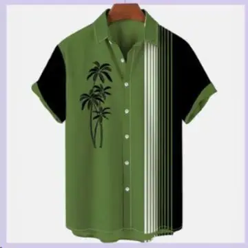 Aliexpress Men's Digital Printed Cross-Border Shirt Brown Black - Image 7