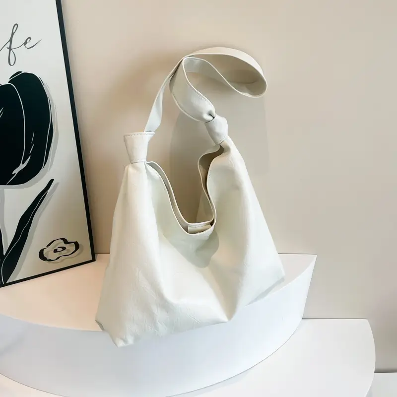 White PU Shoulder Bag for Women 2024 - Image 2