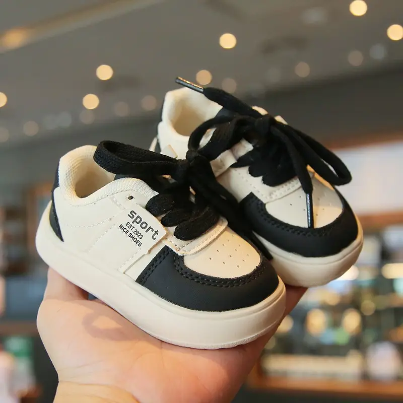 Girls White Platform Board Shoes 2024 Spring Autumn - Image 6