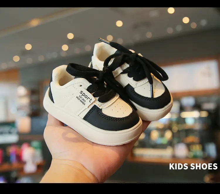 Girls White Platform Board Shoes 2024 Spring Autumn — feature 11