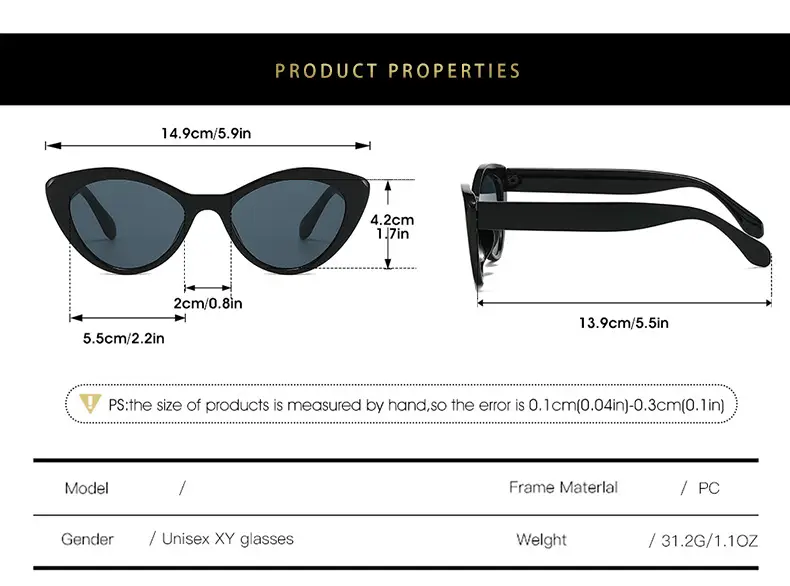 New Cat-Eye Sunglasses for Women Face-Slimming Design — feature 5