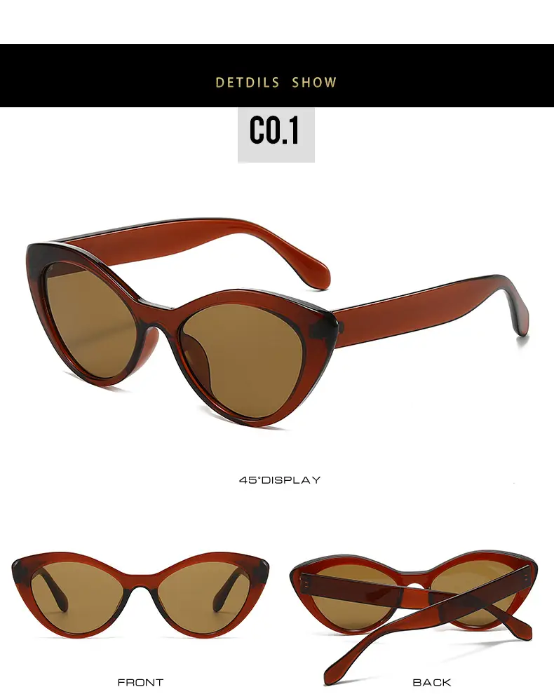 New Cat-Eye Sunglasses for Women Face-Slimming Design — feature 7