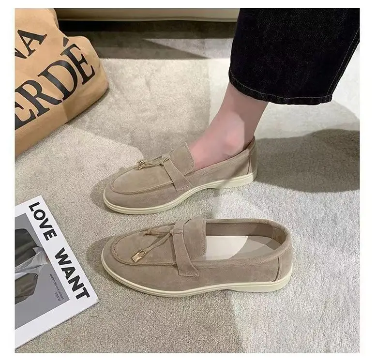 2024 Flat Lefu Bean Shoes Tassel Soft Bottom — feature 14