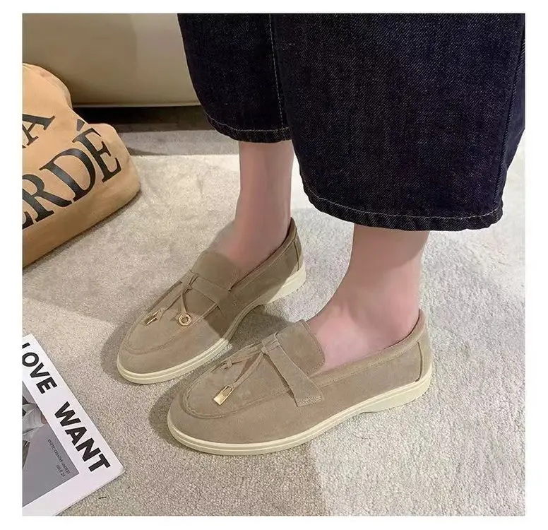 2024 Flat Lefu Bean Shoes Tassel Soft Bottom — feature 15