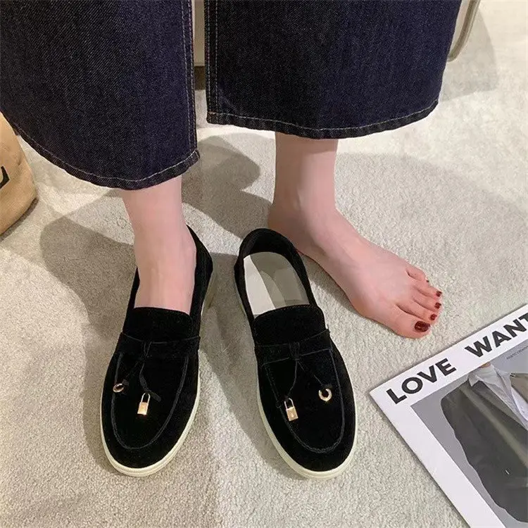 2024 Flat Lefu Bean Shoes Tassel Soft Bottom — feature 2