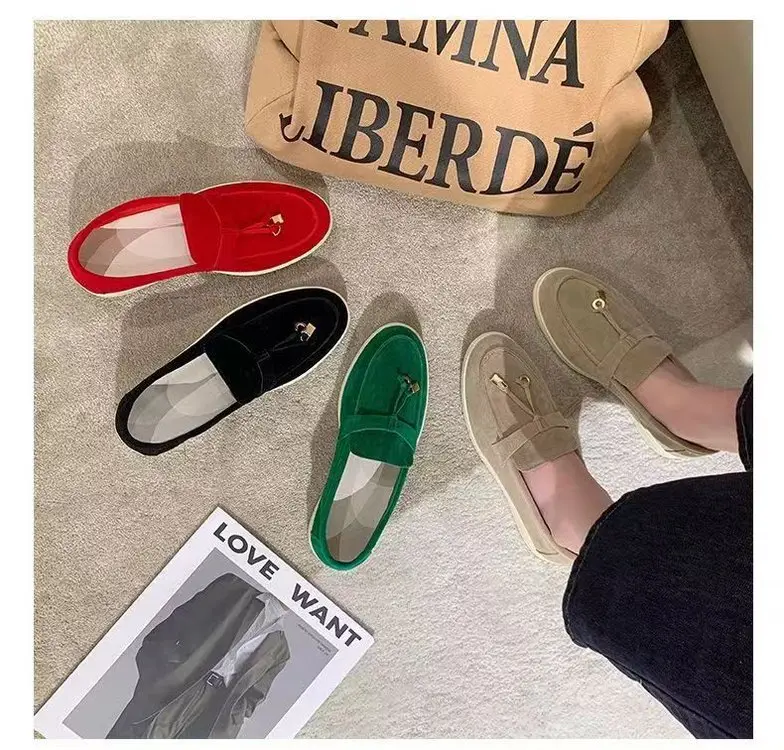 2024 Flat Lefu Bean Shoes Tassel Soft Bottom — feature 20