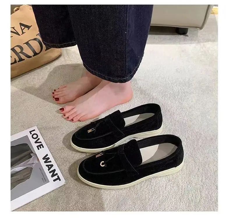 2024 Flat Lefu Bean Shoes Tassel Soft Bottom — feature 22