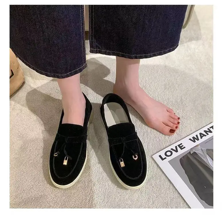 2024 Flat Lefu Bean Shoes Tassel Soft Bottom — feature 23