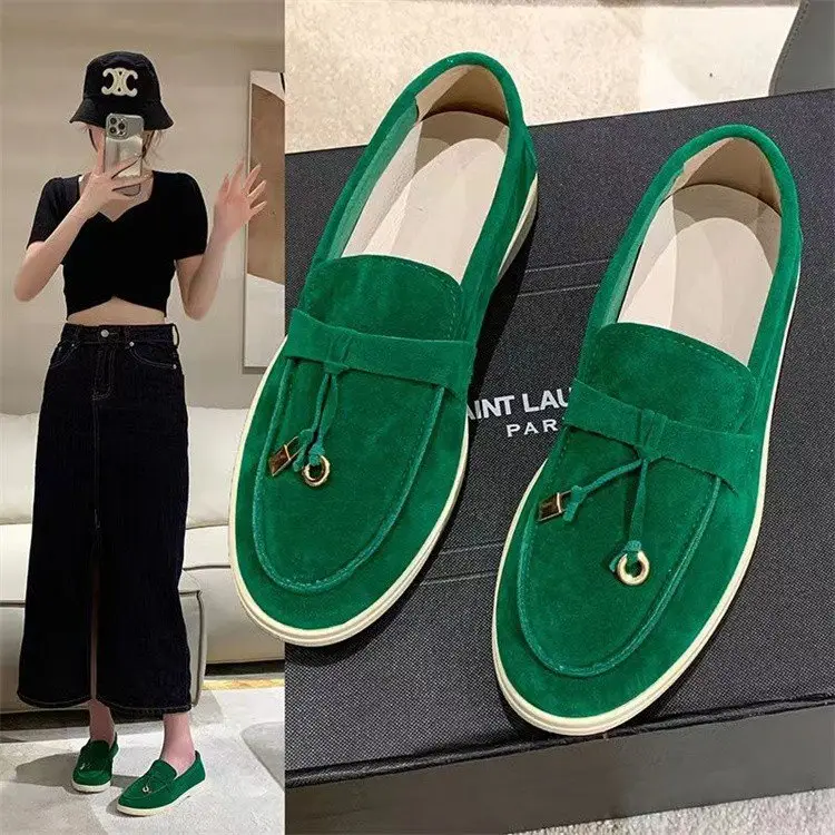 2024 Flat Lefu Bean Shoes Tassel Soft Bottom — feature 3