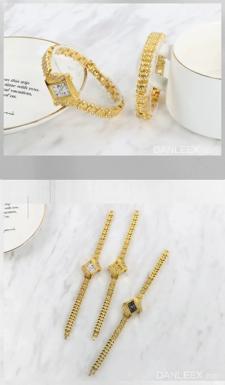 Korean Style Diamond Bracelet Watch Set for Women — feature 13
