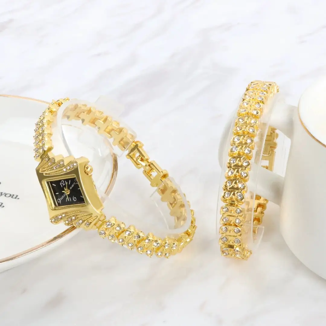Korean Style Diamond Bracelet Watch Set for Women — feature 26