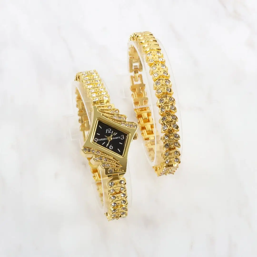 Korean Style Diamond Bracelet Watch Set for Women — feature 27