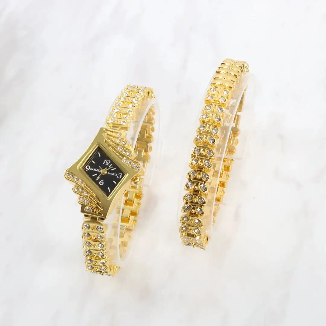Korean Style Diamond Bracelet Watch Set for Women — feature 28