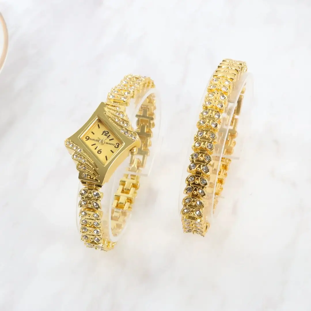 Korean Style Diamond Bracelet Watch Set for Women — feature 33