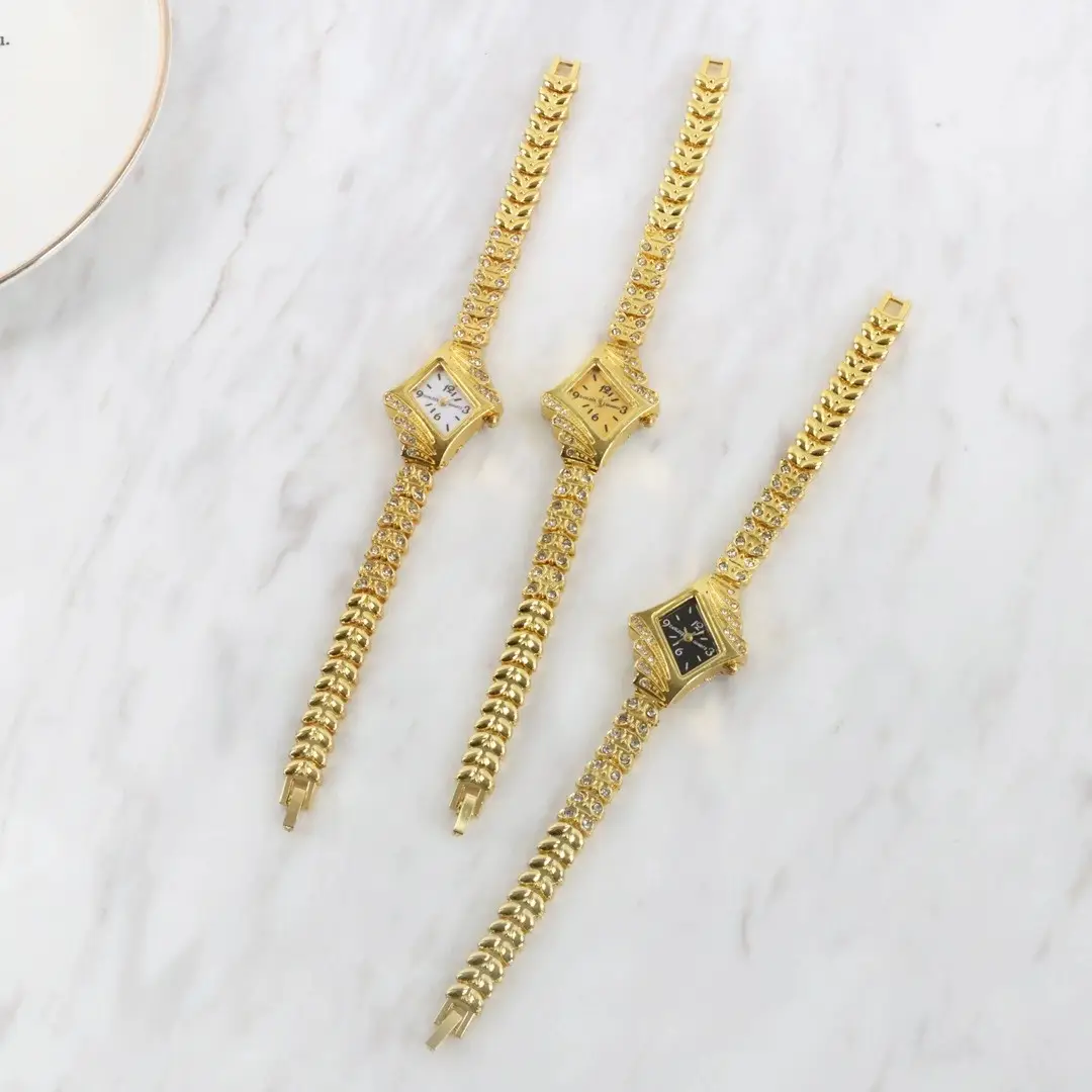 Korean Style Diamond Bracelet Watch Set for Women — feature 38