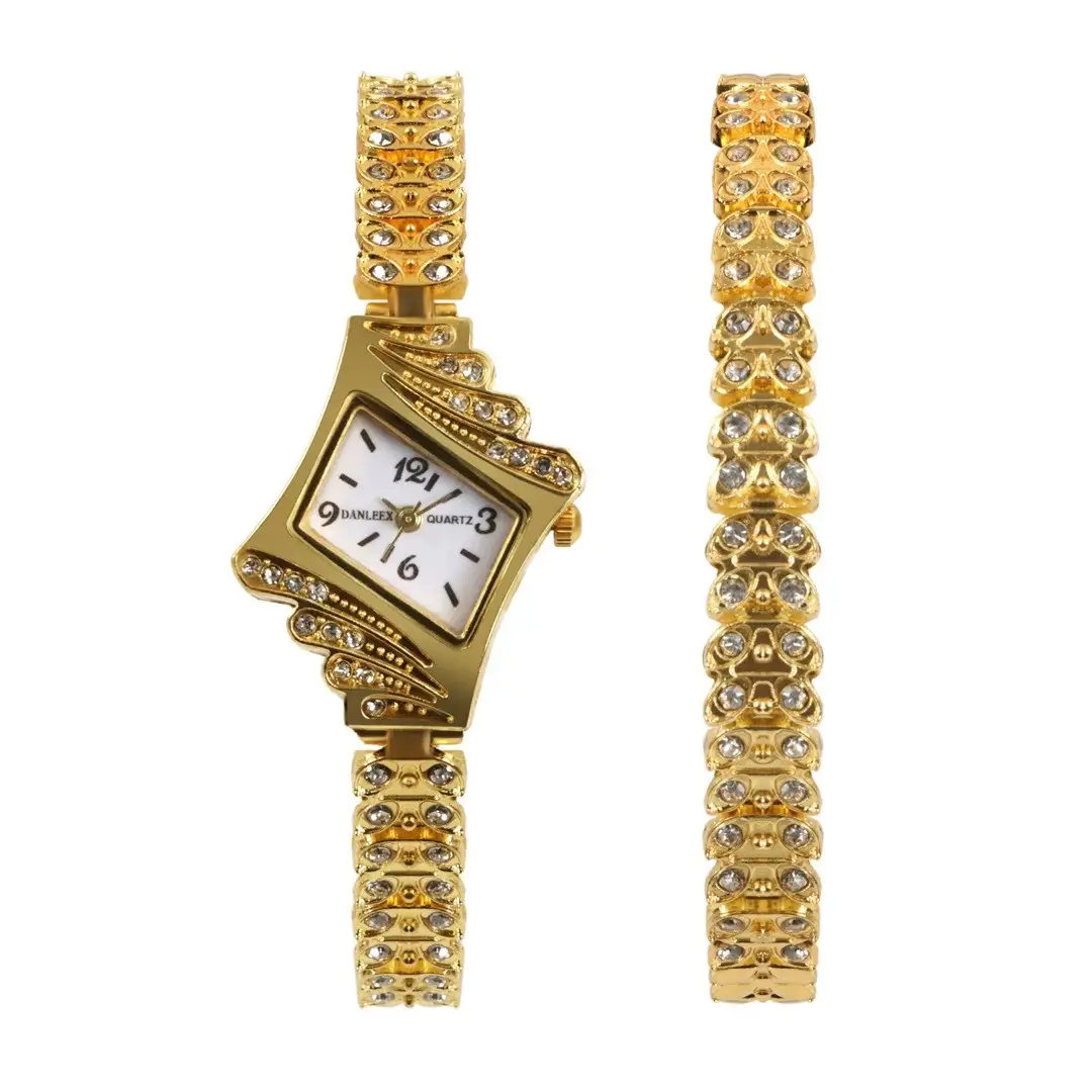 Korean Style Diamond Bracelet Watch Set for Women — feature 6