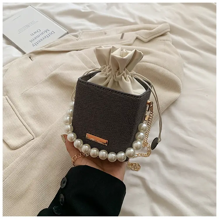 Women's Pearl Shoulder Crossbody Bag Cream 2024 — feature 44