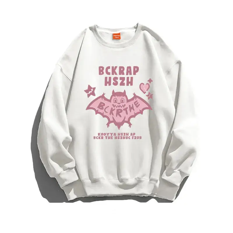 Women's Black Printed Sweatshirt BKKRAP HSZM - Image 2