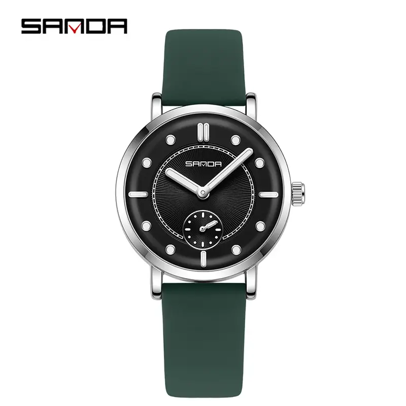 Sanda Women's Luminous Quartz Watch Brown Strap - Image 17