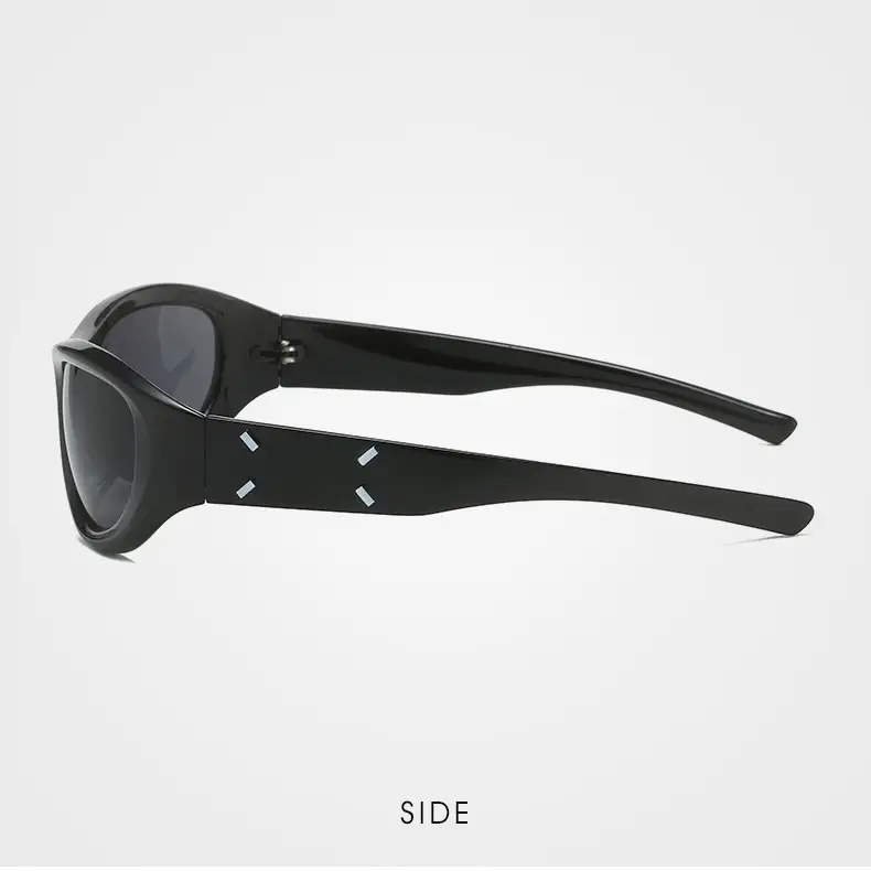 Black Tech Sunglasses for Outdoor Riding & Surfing - Image 4