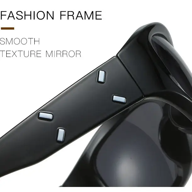 Black Tech Sunglasses for Outdoor Riding & Surfing - Image 5