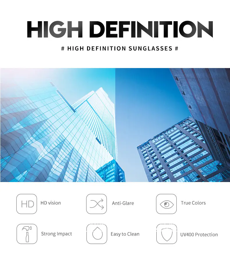 Black Tech Sunglasses for Outdoor Riding & Surfing — feature 5