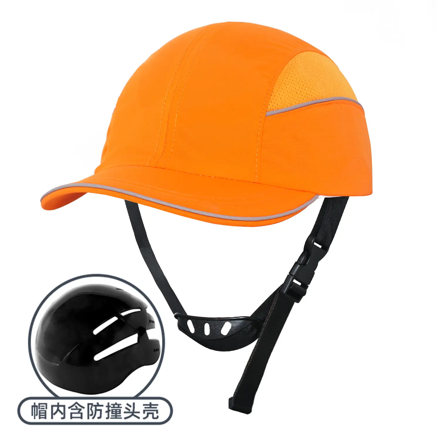 Anti-Fall Safety Head Cap Lime Green 5.5cm - Image 17
