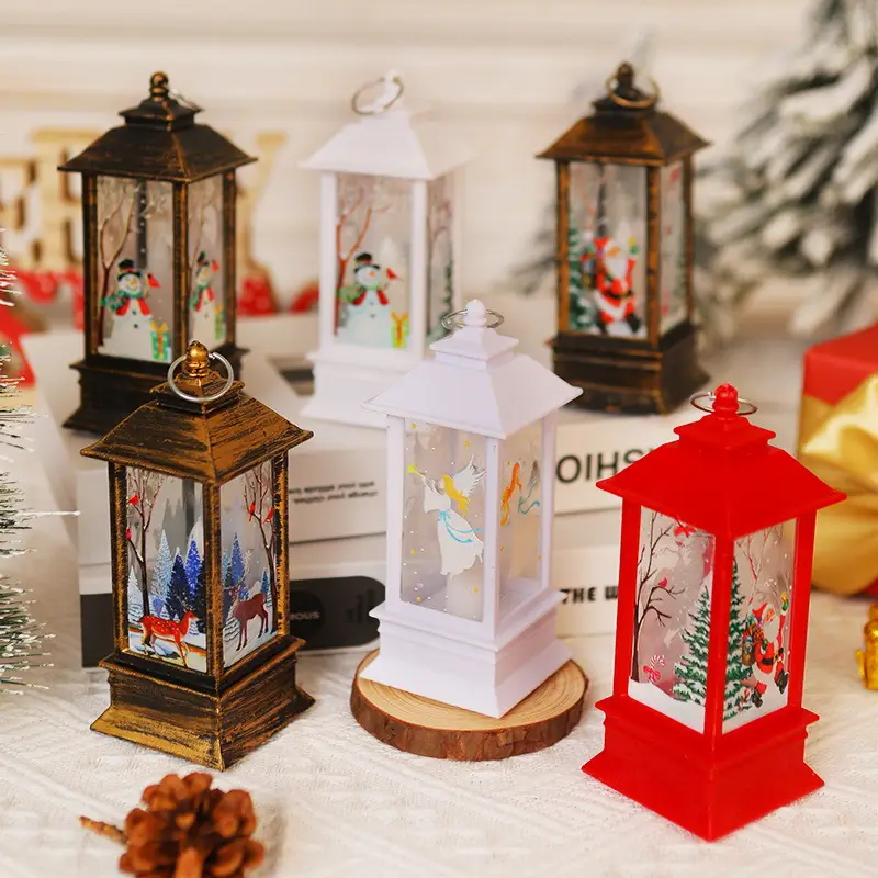 Red Christmas Wind Lamp Night Light for Elderly Decor — feature 6