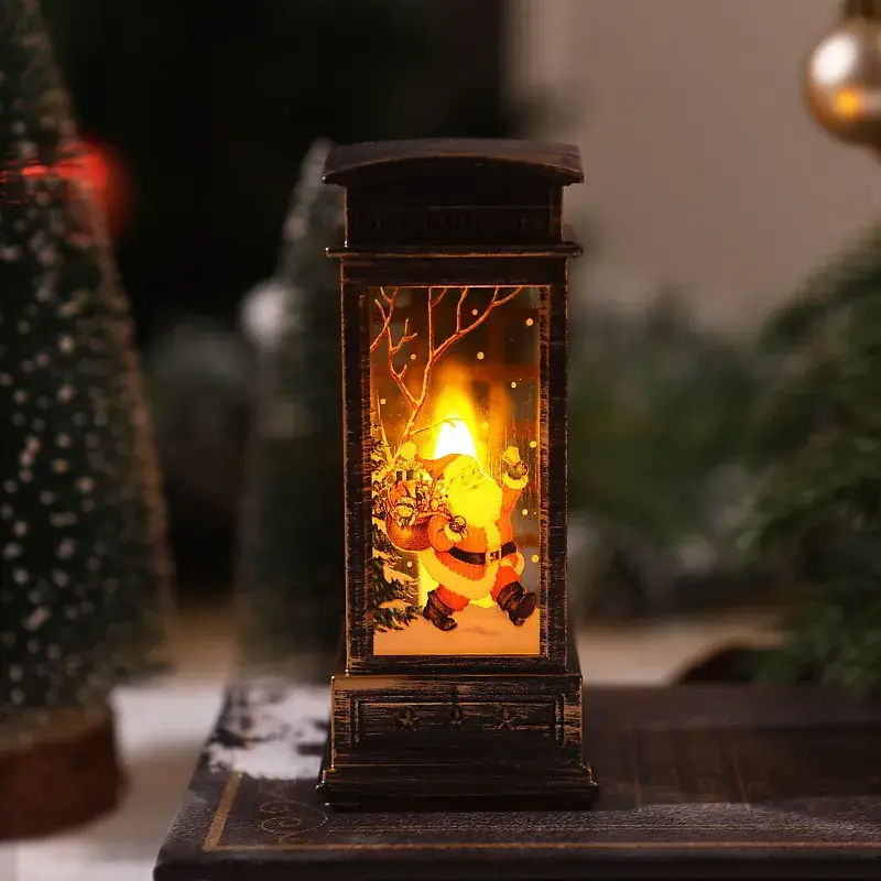 Red Christmas Wind Lamp Night Light for Elderly Decor - Image 13