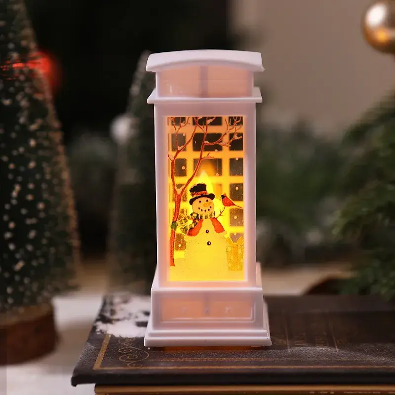 Red Christmas Wind Lamp Night Light for Elderly Decor - Image 14